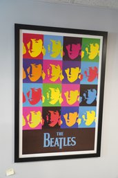 Beatles Warhol Style Framed Print