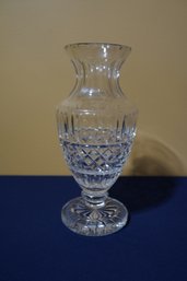 Beautiful Waterford Cut Glass Footed Vase - Not Signed