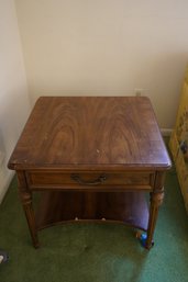 Antique Style Single Drawer Side Table (Rough Conditions)