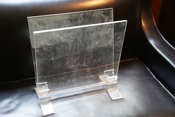 Vintage Lucite Magazine Holder