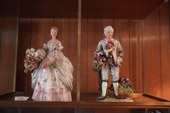 Pair Of Porcelain Figurines Of A Couple