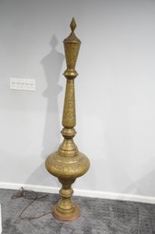 Antique Brass Turkish Lamp