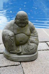 Happy Buddha Garden Cement Statue