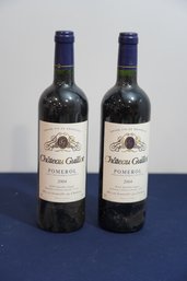 Lot Of 2 Bottles Pomerol 2004