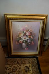 Signed By Russo- Oil On Canvas Vintage Painting Framed