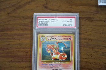 Rare!1998 P.M. Japanese Charizard- Holo GEM MT 10