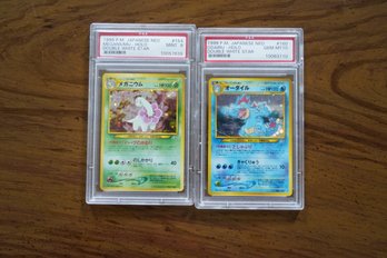 Lot Of 2 Collectible Japanese PSA Graded Pokmon Cards