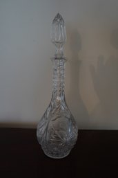 Beautiful Crystal Decanter With Stopper