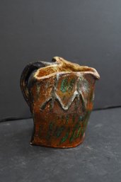 Clay Pottery Unique Design Mug With Handle