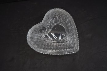 William Sonoma Glass Heart Shape