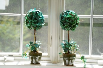 Set Of 2 Fake Plant Indoor Decorations