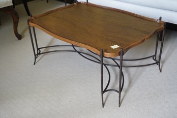 Gorgeous Removable Wood Top Coffee Table Modern Style