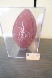 Tiki Barber Signed Football With COA