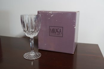 Mikasa 'Old Dublin' Cut Crystal Wine Glasses - Set Of Four 1 Of 2