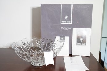 Collection Piece-Gorgeous Waterford Crystal 'Snow Crystals' Centerpiece Limited Edition Serving Bowl