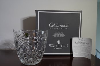 Beautiful Waterford Cut Crystal Celebration Collection Champagne Bucket With Box 2 Of 2