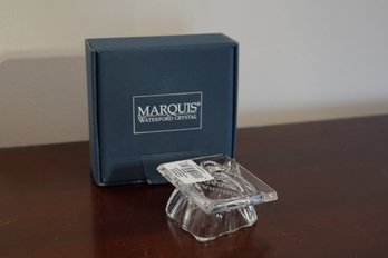 Collectible Waterford 'Marquis' Graduation Cap Form Paperweight With Box