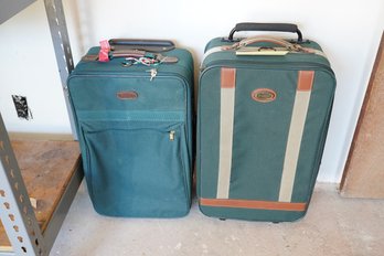 Two Pieces Of Rolling Carry On Luggage, Includes Geonadi Brand