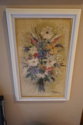 Flower Bouquet Signed Print, 28x18 Inches