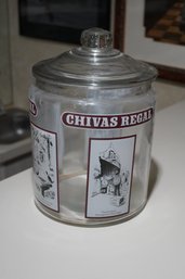 Chivas Regal Glass Jar With Lid
