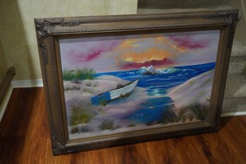 Corby Figotti Beach Scenery Paint, 44x32 Inches
