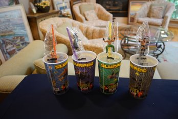 WWE Wrestlers Edition 3D Slurpee Cups With Matching Straws
