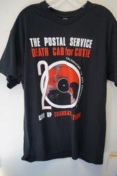 The Postal Service Death Cab For Cutie T Shirt, Size L