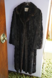 Full Lenght Mink Barbatsuly Bros. Fine Furs, Garden City, L.I. Fur Jacket Size: Small