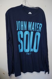 John Mayer Solo 2023 Concert Long Sleeve Shirt, Size XL