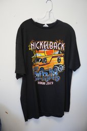 Nickelback 2023 Tour T Shirt, Size XL