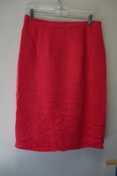 Vintage Women Red Skirt Size 14