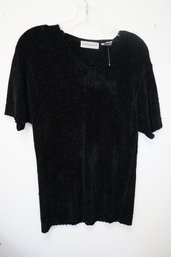 Carolyn Taylor Women Black Shirt, Size XL