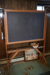 Blast From The Past- Black Board With Wood Frame