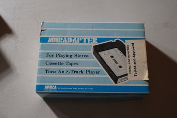 MIRa Adapter Cassette Tapes Thru An 8-track Player