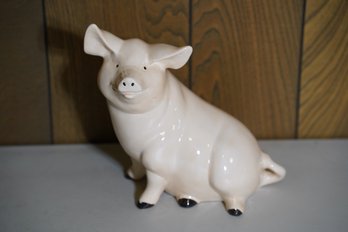 Ceramic Pig Figurine