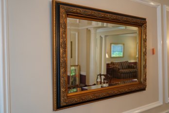 Gorgeous Gold Gilded Wood Mirror, 44.25x32.25 Inches