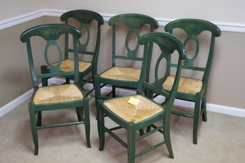 Set Of 6 Pottery Barn Dining Chairs