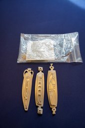 Vintage Brass Metal Judaic Mezuzah, Lot 1