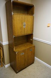 Wood Cabinet With Top Book-case