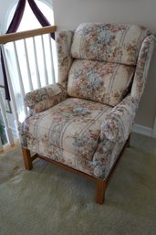 Beautiful Flower Pattern Club Chair