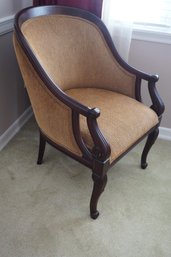 Antique Style Wood Club Chair