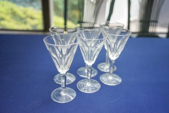 Set Of 6 Waterford Crystal Wine Glasses