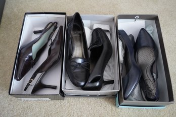 Lot Of 3 Pairs Of Women Shoes, Size 7-7.5, S1