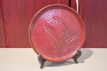 Kamakura-bori Lacquerware Plate