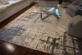 High End- Country Carpet Modern Abstract Living Room Rug , 168x120 Inches