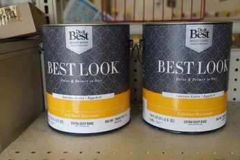 New Sealed Best Look Interior Latex Eggshell Extra Deep Base Paint (Orange Color)