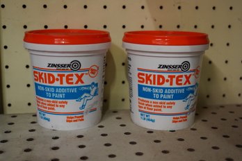 Lot Of 2 New Skid-tex Non-skid Additive To Paint