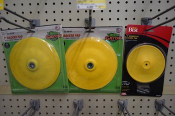 Lot Of 3 New Backer Pad( 5 And 7 Inches Size)