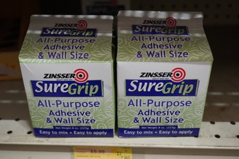 New ZIBSSER SUREGRIP All-purpose Adhesive & Wall Size (8 Oz)