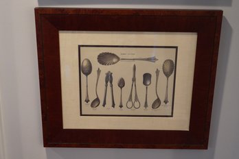 Albany Pattern Utensils Reproduction Print, 26x22 Inches